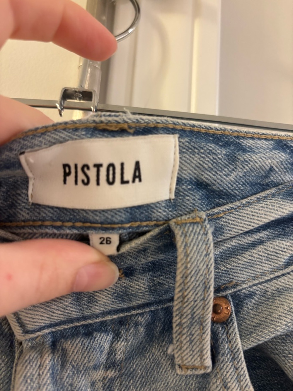 Pistola Cassie High Waist
Ripped Crop Straight Leg Jeans
Los Feliz - Picture 6 of 6